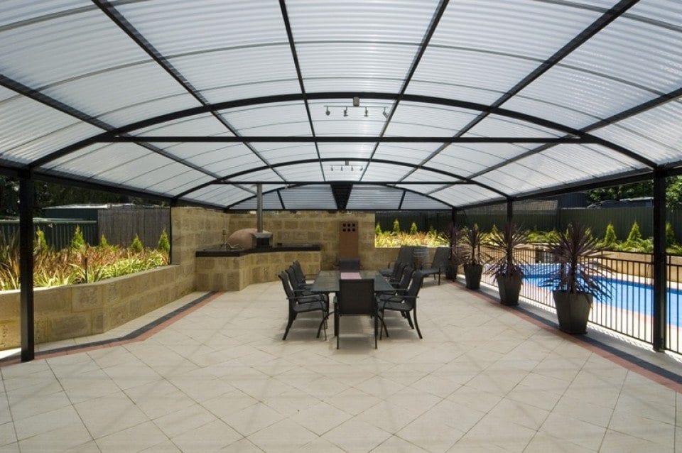dome patio with natural light