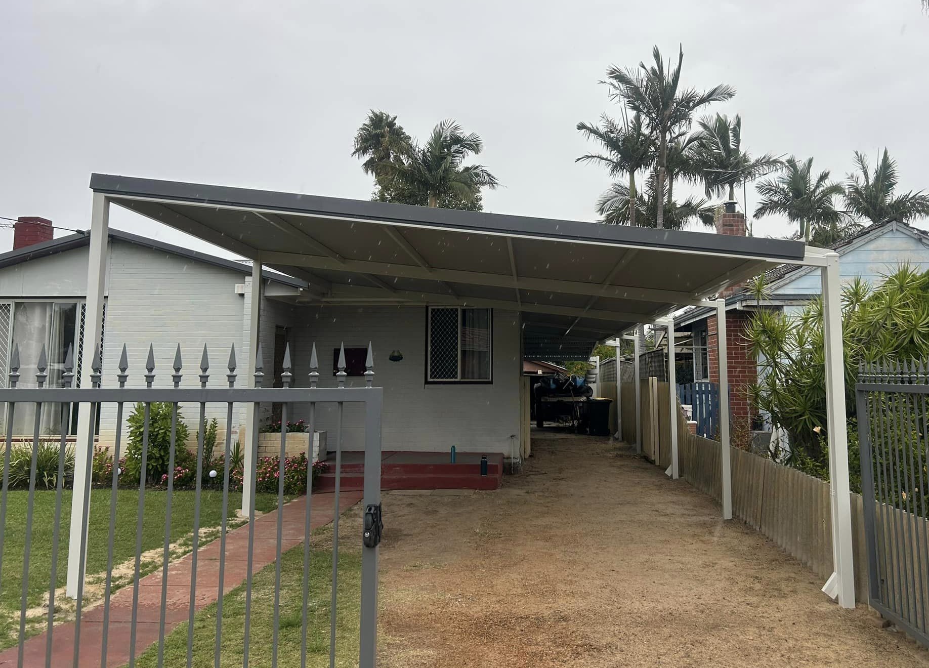 Flat Corrie Carport Custom Carports Perth 8 Flat Corrie Carport Custom Carports Perth 7