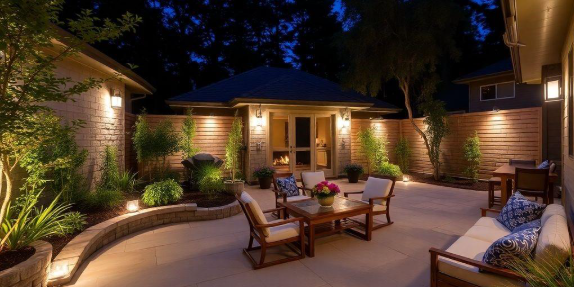 Natural Patio Lights Design