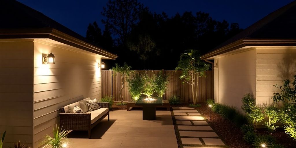 Patio Layered Lighting
