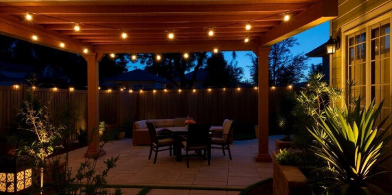 Thoughful Lighting for Patio